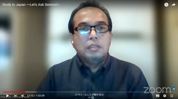 マレーシア支部 アズリ会長